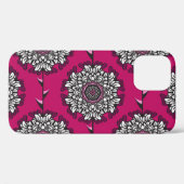 フローラグラフィック花ピンクシームレス Case-Mate iPhoneケース (裏面 (横))