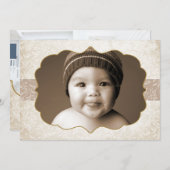 フローラグランジ両面2フォトホリデーカード シーズンカード (正面/裏面)