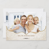 フローラグランジ両面2フォトホリデーカード シーズンカード (裏面)