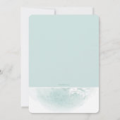 フローラグランジ写真誕生の告知 案内状 (裏面)