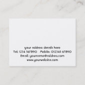 フローラグランジ名刺 名刺 (裏面)