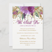 フローラグリッターアメジスト発願 招待状 (正面)