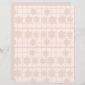 フローラグリッドスクラップブック紙 (正面/裏面)
