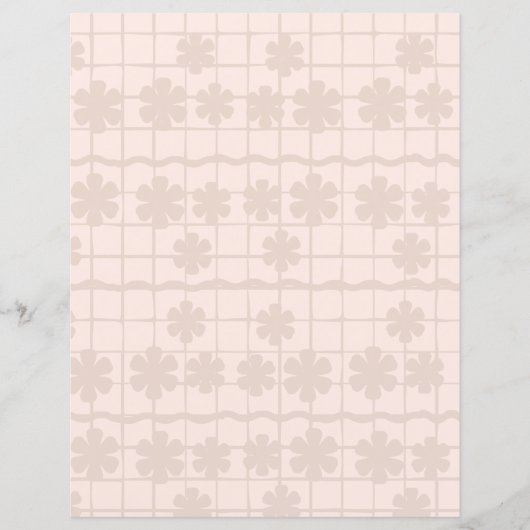 フローラグリッドスクラップブック紙 (正面)