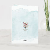 フローラグリーティングカードの取得 サンキューカード (裏面)