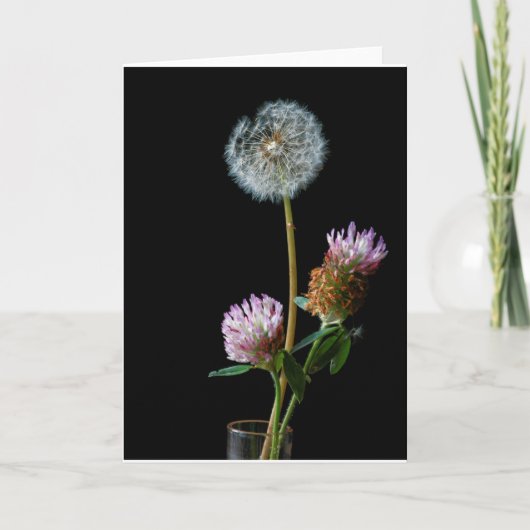 フローラグリーティングカードをカスタマイズ可能 サンキューカード (正面)