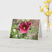 フローラグリーティングカード カード (黄色い花)