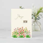 フローラグリーティングカード サンキューカード (スタンド正面)