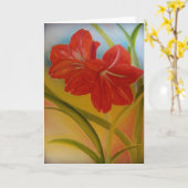 フローラグリーティングカード(大事な行事) カード (黄色い花)