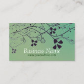 フローラグリーンウォッシュ名刺 名刺 (裏面)