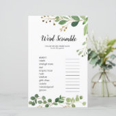 フローラグリーンウォーターカラーワードスクランブルゲーム (スタンド正面)