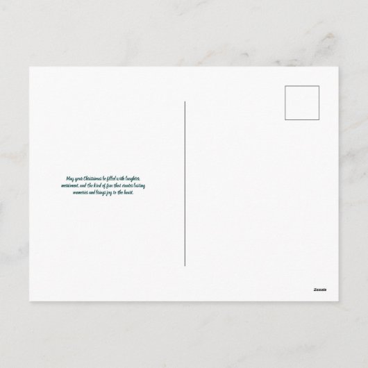 フローラグリーンクリスマス シーズンポストカード (裏面)