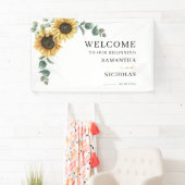 フローラグリーンサンフラワーボタニッ結婚クス 横断幕 (インサイチュ)