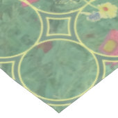 フローラグリーンタイル テーブルクロス (アングル)