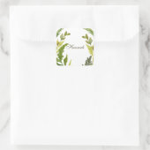 フローラグリーンプロフェッショナルトレンディーミニマル スクエアシール (バッグ)