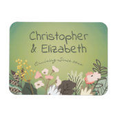 フローラグリーンモノグラムクルーズ船のドアファインダー マグネット (横)