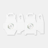 フローラグリーンリーと金ゴールドムスリム結婚ニカ フェイバーボックス (折り畳みなし)