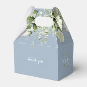 フローラグリーンリーダスティブルーブライダルシャワー フェイバーボックス (裏面サイド)