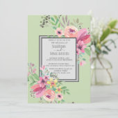 フローラグリーン招待状 招待状 (スタンド正面)