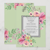 フローラグリーン招待状 招待状 (正面/裏面)