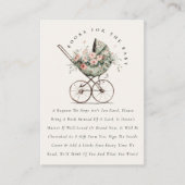 フローラグリーン赤面ベビーカー用の本 エンクロージャーカード (正面)