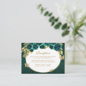 フローラグリーン金ゴールドティアラバタフライキンセアニラ エンクロージャーカード (スタンド正面)