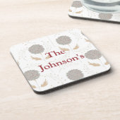 フローラグレイとブルゴーニュ コースター (左側)