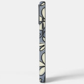 フローラグレーとクリームの花柄 Case-Mate iPhoneケース (裏面 / 左)
