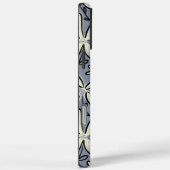 フローラグレーとクリームの花柄 Case-Mate iPhoneケース (裏面 / 右)