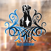 フローラグレート・ダン・ステッカー/しがみつく ウィンドウサイン (シート2)