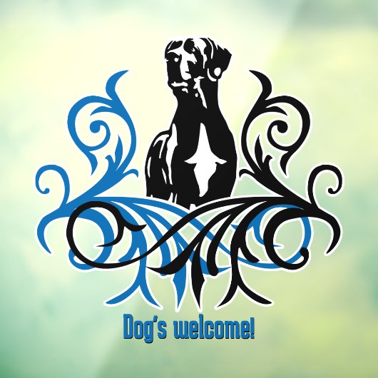 フローラグレート・ダン・ステッカー/しがみつく ウィンドウサイン (シート3)