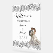 フローラグレー結婚アクリル徴候 アクリルサイン (傾斜)