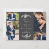 フローラグレー4枚の写真ミニマルなコラージュ結婚ズ (正面)