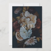 フローラグロー5x7結婚式招待状 招待状 (裏面)