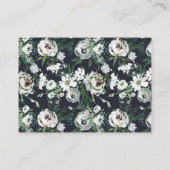 フローラグーアッかわいらしシュブックがベビーシャワーを要求 エンクロージャーカード (裏面)