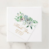 フローラグーアッシュbohoかわいいパーソナライズされた赤ちゃんシャワー フェイバータグ (インサイチュ)