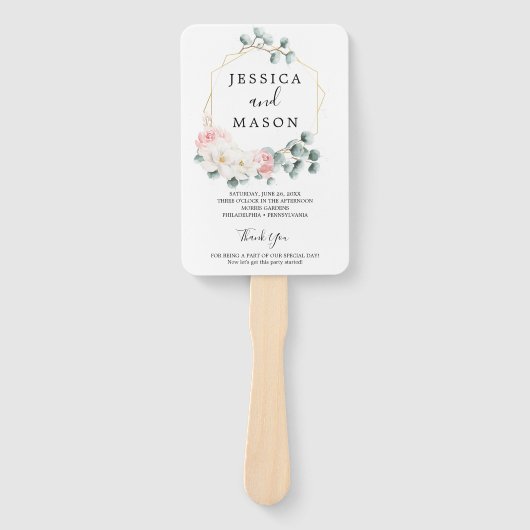 フローラグ結婚リーンのファン計画 ハンドファン (正面)