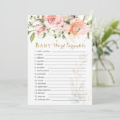 フローラグ葉リーベビー単語スクランブルゲームカード (スタンド正面)