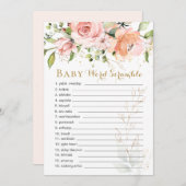 フローラグ葉リーベビー単語スクランブルゲームカード (正面/裏面)