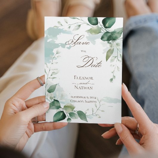 フローラグ離れリーズ夏の日付の保存 招待状