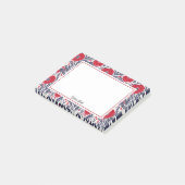 フローラケシ赤と青 ポストイット (アングル)