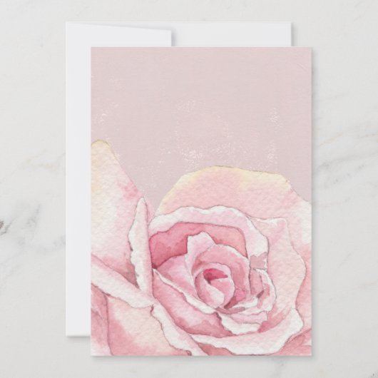 フローラケーキのベビーシャワーのメール招待状 (裏面)