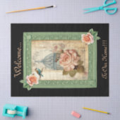 フローラケージヴィンテージのインスパイア切り離 薄葉紙 (クラフト)