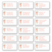 フローラゲスト個人名アドレス出荷 シール (正面)