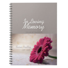フローラゲルベラ葬儀記念ゲストブックSpNB ノートブック