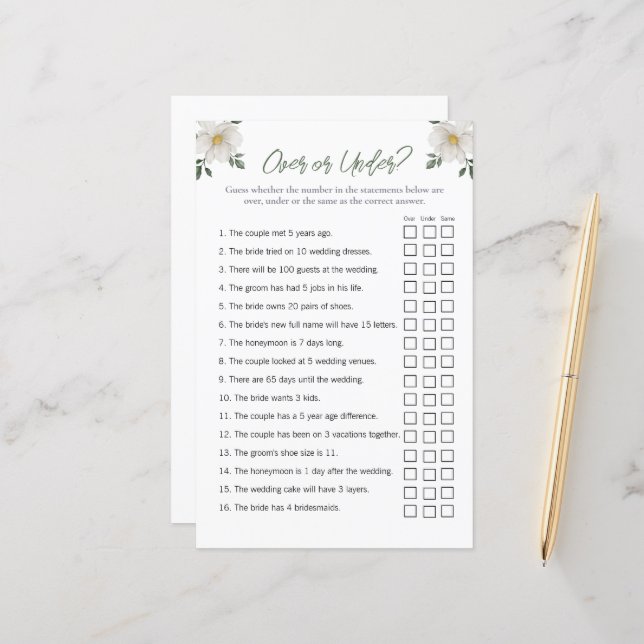 フローラゲーム (正面/裏面インサイチュ)