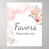 フローラコケットベビーの開花ベビーシャワーの好意 ポスター (正面)