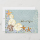 フローラコテージバイシーシェルズビーチイ結婚ズ サンキューカード (裏面)