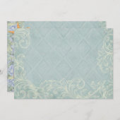 フローラコテージバイシーシェルズビーチイ結婚ズ サンキューカード (正面/裏面)