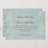 フローラコテージバイシーシェルズビーチイ結婚ズ セーブザデート (正面/裏面)